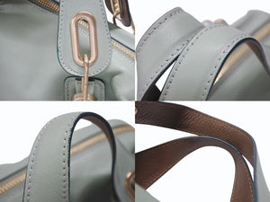 CHLOE クロエ パラティ ミディアム 2WAY ハンドバッグ 04-12-50-65 レザー ピスタチオ ゴールド金具 美品 中古 4b006542