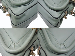 CHLOE クロエ パラティ ミディアム 2WAY ハンドバッグ 04-12-50-65 レザー ピスタチオ ゴールド金具 美品 中古 4b006542