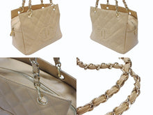 Load image into Gallery viewer, 極美品 CHANEL シャネル PTT チェーントートバッグ ココマーク 7番台 キャビアスキン ブラウン ゴールド金具 中古 4b006546