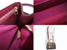Load image into Gallery viewer, 極美品 LOUIS VUITTON ルイヴィトン モノグラム クリュニーBB ショルダーバッグ M42738 ブラウン ピンク ゴールド金具 中古 4b006549