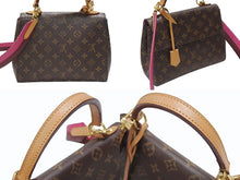 Load image into Gallery viewer, 極美品 LOUIS VUITTON ルイヴィトン モノグラム クリュニーBB ショルダーバッグ M42738 ブラウン ピンク ゴールド金具 中古 4b006549