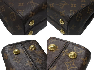 極美品 LOUIS VUITTON ルイヴィトン モノグラム クリュニーBB ショルダーバッグ M42738 ブラウン ピンク ゴールド金具 中古 4b006549