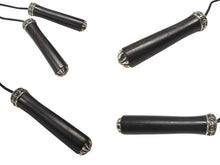 Load image into Gallery viewer, CHROME HEARTS クロムハーツ JUMPING ROPE ジャンピングロープ エボニーハンドル レザー 縄跳び ブラック シルバー金具 美品 中古 4b006554
