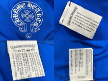 画像をギャラリービューアに読み込む, 極美品 CHROME HEARTS クロムハーツ ラッシュガード CHプラスホースシュー スイムウェア 長袖 ブルー ポリエステル スパンデックス サイズL 中古 4b006559 