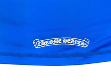 画像をギャラリービューアに読み込む, 極美品 CHROME HEARTS クロムハーツ ラッシュガード CHプラスホースシュー スイムウェア 長袖 ブルー ポリエステル スパンデックス サイズL 中古 4b006559 