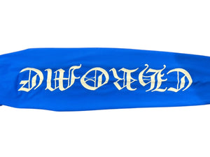 極美品 CHROME HEARTS クロムハーツ ラッシュガード CHプラスホースシュー スイムウェア 長袖 ブルー ポリエステル スパンデックス サイズL 中古 4b006559 
