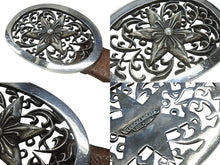 Load image into Gallery viewer, [USED/中古]CHROME HEARTS クロムハーツ ベルト・バックル OVAL STAR LARGE BUCKLE BELT ブラウン　ベルト レザー シルバー925 Cランク 中古 4b006560