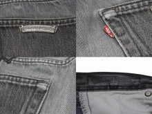 画像をギャラリービューアに読み込む, CHROME HEARTS クロムハーツ セメタリー クロスパッチ デニムパンツ リーバイス LEVI`S 501 サイズ31 ブラック 美品 中古 4b006561 