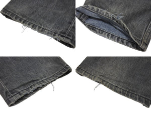 CHROME HEARTS クロムハーツ セメタリー クロスパッチ デニムパンツ リーバイス LEVI`S 501 サイズ31 ブラック 美品 中古 4b006561 