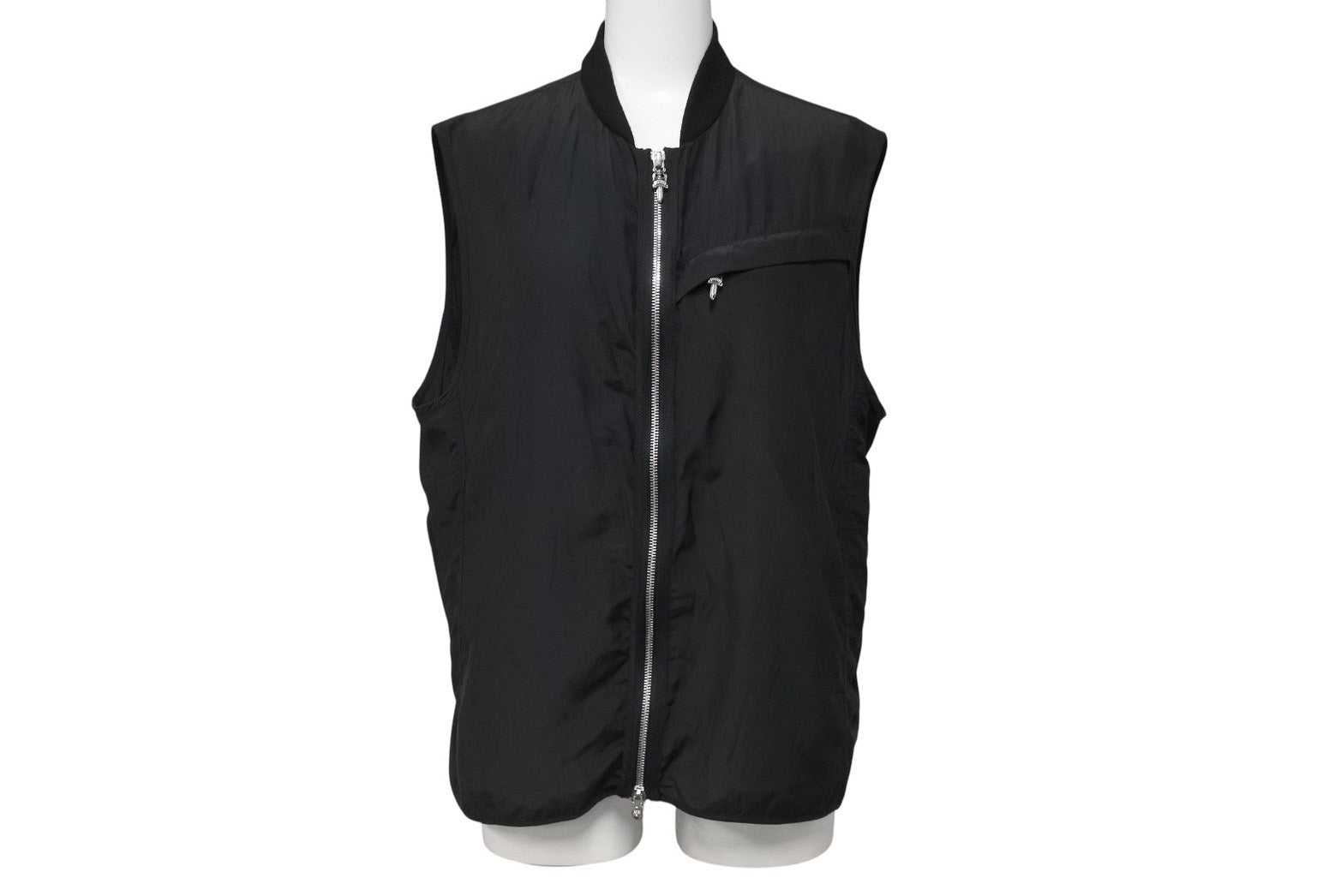 CHROME HEARTS ダガージップ ニットベスト カシミヤ100 Mサイズ CHROME HEARTS クロムハーツ ダガージップ アルパカ ニット