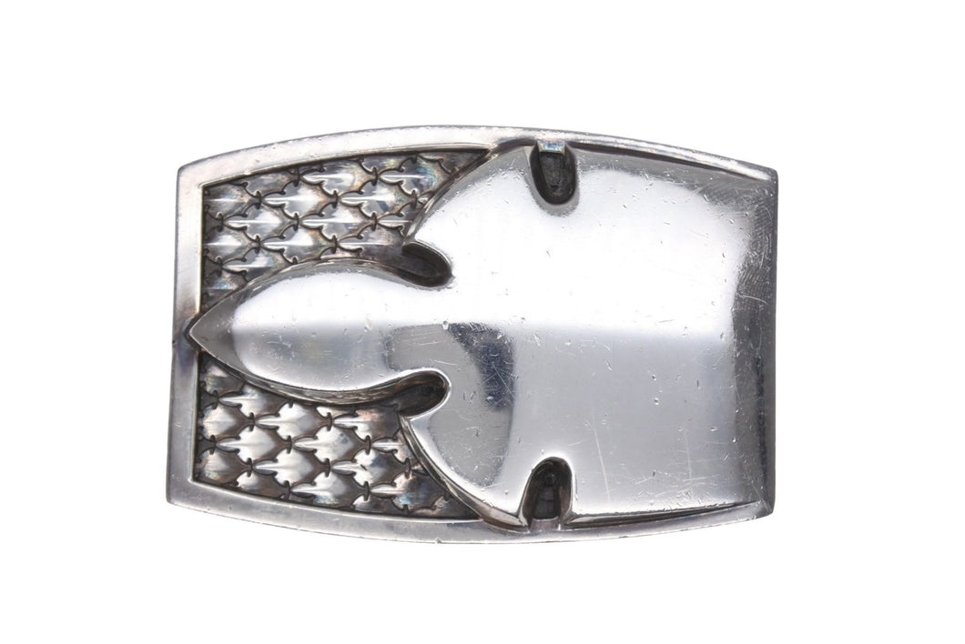 CHROME HEARTS クロムハーツ BUCKL MIL FLERKNEE フレアニー バックル 重量約222.1g 2007/923刻印 シルバー 美品 中古 4b006568