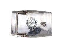 Load image into Gallery viewer, CHROME HEARTS クロムハーツ BUCKL MIL FLERKNEE フレアニー バックル 重量約222.1g 2007/923刻印 シルバー 美品 中古 4b006568
