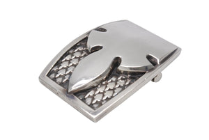 CHROME HEARTS クロムハーツ BUCKL MIL FLERKNEE フレアニー バックル 重量約222.1g 2007/923刻印 シルバー 美品 中古 4b006568