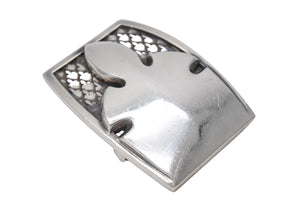 CHROME HEARTS クロムハーツ BUCKL MIL FLERKNEE フレアニー バックル 重量約222.1g 2007/923刻印 シルバー 美品 中古 4b006568