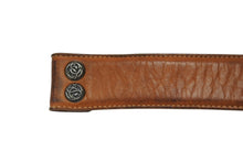 Load image into Gallery viewer, CHROME HEARTS クロムハーツ ベルト ストラップ サイズ34 フローラル ブラウン レザー シルバー925 美品 中古 4b006569