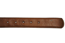 Load image into Gallery viewer, CHROME HEARTS クロムハーツ ベルト ストラップ サイズ34 フローラル ブラウン レザー シルバー925 美品 中古 4b006569