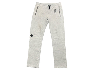 CHROME HEARTS クロムハーツ Y NOT スウェットパンツ サイズL CHプラスパッチ ダガージップ グレー 刺繍 美品 中古 4b006570 