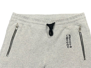 CHROME HEARTS クロムハーツ Y NOT スウェットパンツ サイズL CHプラスパッチ ダガージップ グレー 刺繍 美品 中古 4b006570 