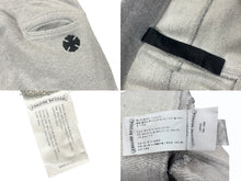 画像をギャラリービューアに読み込む, CHROME HEARTS クロムハーツ Y NOT スウェットパンツ サイズL CHプラスパッチ ダガージップ グレー 刺繍 美品 中古 4b006570 