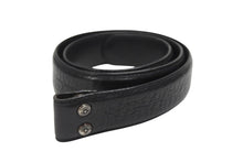 Load image into Gallery viewer, CHROME HEARTS クロムハーツ ベルト ストラップ サイズ32 フローラル ブラック レザー シルバー925 美品 中古 4b006572