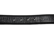 Load image into Gallery viewer, CHROME HEARTS クロムハーツ ベルト ストラップ サイズ32 フローラル ブラック レザー シルバー925 美品 中古 4b006572
