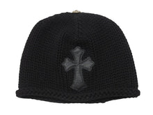 画像をギャラリービューアに読み込む, 同様に CHROME HEARTS クロムハーツ クロスパッチ ニットキャップ ビーニー カシミヤ レザー シルバー925 ブラック ONE SIZE 中古 4b006574 