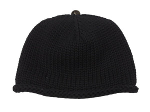 同様に CHROME HEARTS クロムハーツ クロスパッチ ニットキャップ ビーニー カシミヤ レザー シルバー925 ブラック ONE SIZE 中古 4b006574 