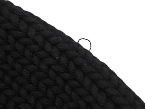 同様に CHROME HEARTS クロムハーツ クロスパッチ ニットキャップ ビーニー カシミヤ レザー シルバー925 ブラック ONE SIZE 中古 4b006574 