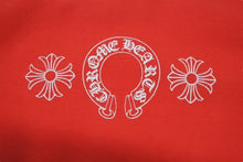 Load image into Gallery viewer, 新品未使用 CHROME HEARTS クロムハーツ ローラースケートタンク キャミソール ホースシュー コットン ポリウレタン レッド サイズS 中古 4b006589