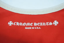 Load image into Gallery viewer, 新品未使用 CHROME HEARTS クロムハーツ ローラースケートタンク キャミソール ホースシュー コットン ポリウレタン レッド サイズS 中古 4b006589