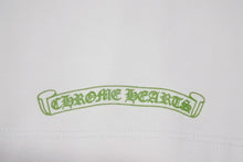 Load image into Gallery viewer, 新品未使用 CHROME HEARTS クロムハーツ ローラースケートタンク ホースシュー コットン ポリウレタン クリーム グリーン サイズM 中古 4b006593