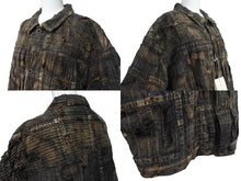 Load image into Gallery viewer, 新品未使用 KAPITAL キャピタル 25SS BLACK TEA-CORE BORO SPRING 1ST JKT ボロ ジャケット ブラック コットン EK-1694LJ サイズXXL 中古 4b006594