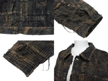 Load image into Gallery viewer, 新品未使用 KAPITAL キャピタル 25SS BLACK TEA-CORE BORO SPRING 1ST JKT ボロ ジャケット ブラック コットン EK-1694LJ サイズXXL 中古 4b006594