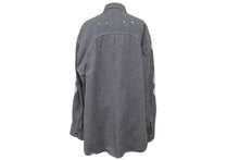 Load image into Gallery viewer, 極美品 KAPITAL キャピタル GRANDRELLE 2TONES BONE PATCH VENTILATOR WORKSHIRT 長袖シャツ K2504LS143 サイズXL チャコール 中古 4b006595