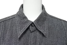 Load image into Gallery viewer, 極美品 KAPITAL キャピタル GRANDRELLE 2TONES BONE PATCH VENTILATOR WORKSHIRT 長袖シャツ K2504LS143 サイズXL チャコール 中古 4b006595