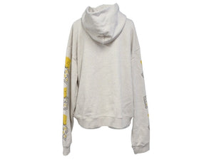新品未使用 KAPITAL キャピタル ZIP UP GYM HOODIE ジップアップ ジム パーカー オフホワイト クッキー コットン K2502LC011 サイズ4 中古 4b006597