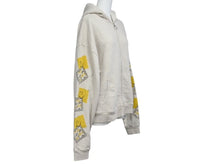 Load image into Gallery viewer, 新品未使用 KAPITAL キャピタル ZIP UP GYM HOODIE ジップアップ ジム パーカー オフホワイト クッキー コットン K2502LC011 サイズ4 中古 4b006597