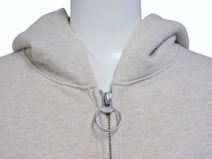 新品未使用 KAPITAL キャピタル ZIP UP GYM HOODIE ジップアップ ジム パーカー オフホワイト クッキー コットン K2502LC011 サイズ4 中古 4b006597