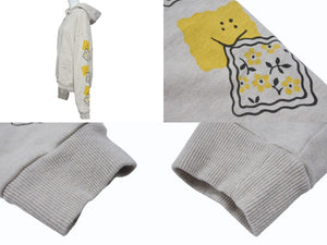新品未使用 KAPITAL キャピタル ZIP UP GYM HOODIE ジップアップ ジム パーカー オフホワイト クッキー コットン K2502LC011 サイズ4 中古 4b006597