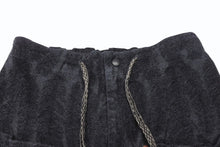 Load image into Gallery viewer, 極美品 KAPITAL キャピタル 12OZ MAGPIE DENIM W-KNEE EASY SHORT PANTS デニムショーツ K2503SP025 サイズXL ブラック 中古 4b006598