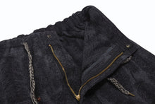 Load image into Gallery viewer, 極美品 KAPITAL キャピタル 12OZ MAGPIE DENIM W-KNEE EASY SHORT PANTS デニムショーツ K2503SP025 サイズXL ブラック 中古 4b006598