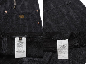 極美品 KAPITAL キャピタル 12OZ MAGPIE DENIM W-KNEE EASY SHORT PANTS デニムショーツ K2503SP025 サイズXL ブラック 中古 4b006598