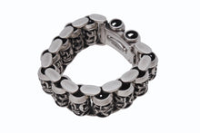 Load image into Gallery viewer, CHROME HEARTS クロムハーツ CELT ROLL LINK ケルティック ローラーリンク ブレスレット 11リンク 重量約213.3g シルバー 美品 中古 4b006601