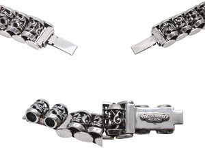 CHROME HEARTS クロムハーツ CELT ROLL LINK ケルティック ローラーリンク ブレスレット 11リンク 重量約213.3g シルバー 美品 中古 4b006601