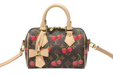 Load image into Gallery viewer, 新品同様 LOUIS VUITTON ルイヴィトン LV TM スピーディー バンドリエール20 チェリーブロッサム ハンドバッグ M13094 中古 4b006603