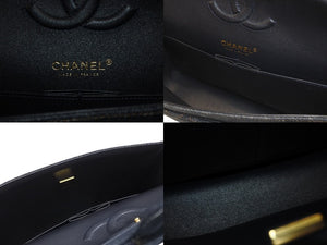 新品未使用 CHANEL シャネル マトラッセ25 Wフラップ Wチェーンショルダーバッグ A01112 ランダム番台 ココマーク デニム 中古 4b006604