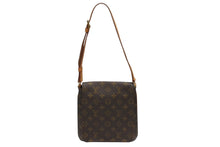 Load image into Gallery viewer, 極美品 LOUIS VUITTON ルイヴィトン モノグラム ミュゼットサルサ ショルダーバッグ M51387 ブラウン PVC ヌメ革 中古 4b006606