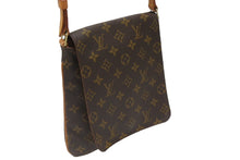 Load image into Gallery viewer, 極美品 LOUIS VUITTON ルイヴィトン モノグラム ミュゼットサルサ ショルダーバッグ M51387 ブラウン PVC ヌメ革 中古 4b006606