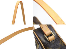 Load image into Gallery viewer, 新品同様 LOUIS VUITTON ルイヴィトン ポシェットシテ ワンショルダーバッグ M51183 モノグラムキャンバス レザー ブラウン 中古 4b006607