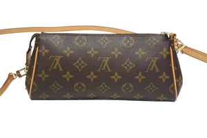 極美品 LOUIS VUITTON ルイヴィトン エヴァ ショルダーバッグ M95567 モノグラム ブラウン ゴールド金具 中古 4b006609